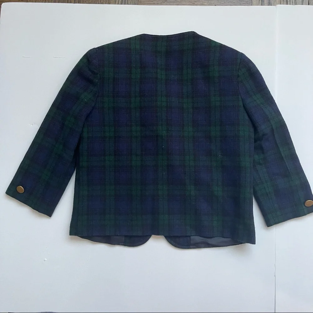 IMP Originals Boys Green/Navy Tartan Wool Holiday Outfit Sz 4